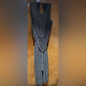 NWOT Ashley Stewart black sparkly jumpsuit